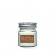 EcoCandleCo Lemongrass Sage Soy Mason Jar Candle ECCC1008
